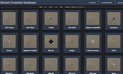 crosshair database|Valorant Crosshair Database .
